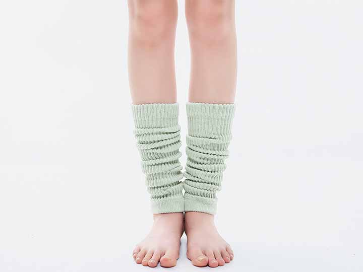 予約 Soi Therm レッグウォーマー ミントグレー_2