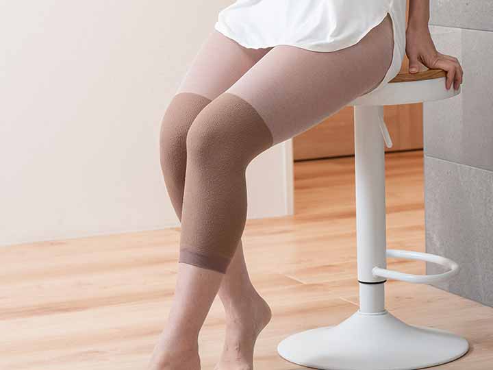 予約　日本製　ひざサポーター付パンツ_2
