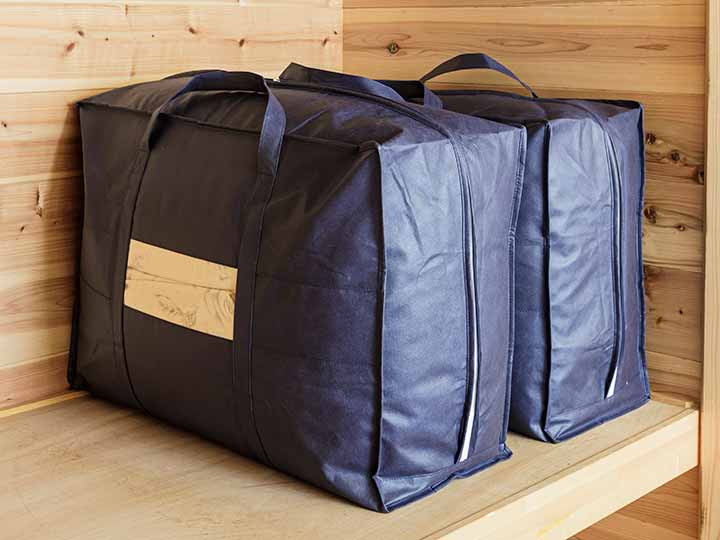 予約　丈夫な羽毛布団収納袋（持ち手付き）2枚組_3