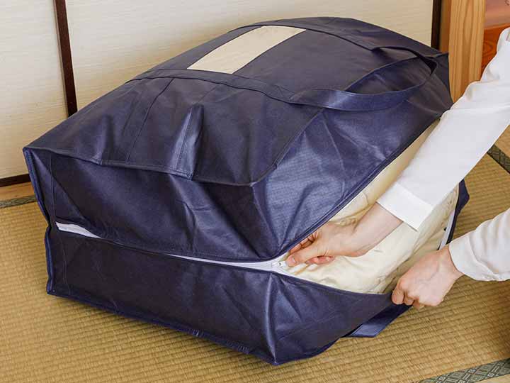 予約　丈夫な羽毛布団収納袋（持ち手付き）2枚組_5