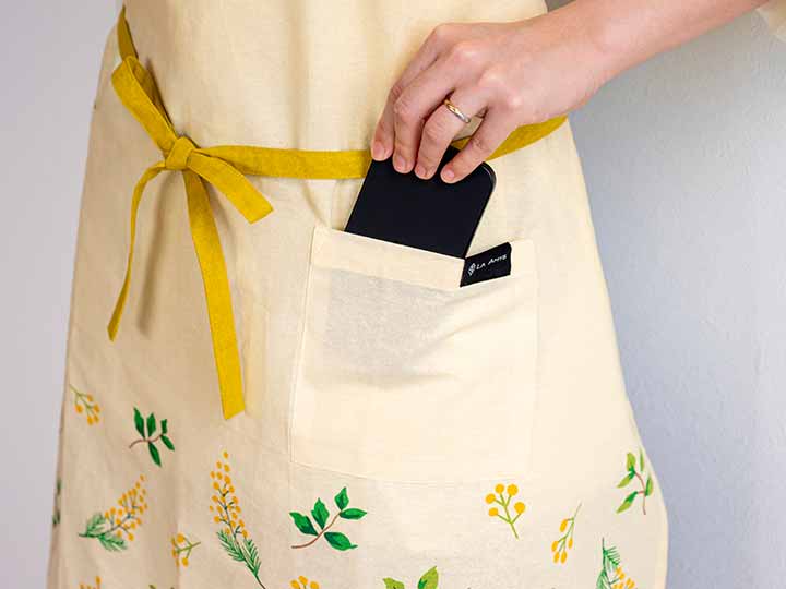 予約　ラ・エミーズ　エプロン　ミモザ_5