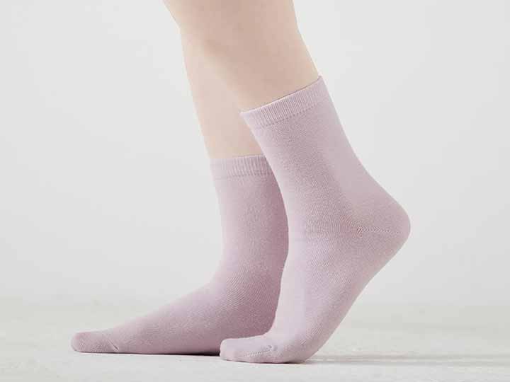予約　綿混やわらかソックス3色組_2