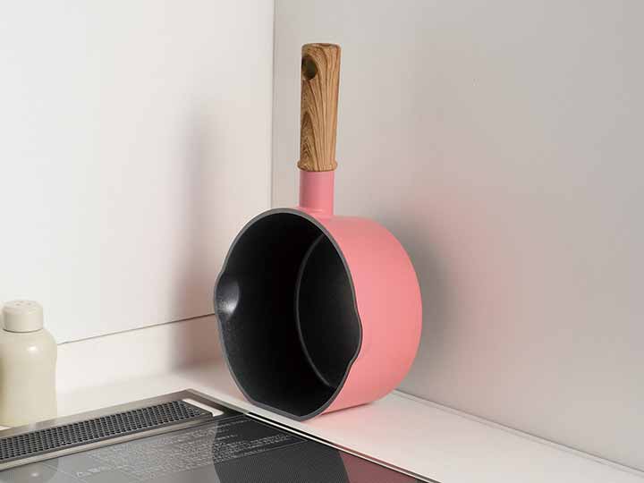 予約　ココミッケ　ＩＨ対応スタンドパン16CM　コーラルピンク_4
