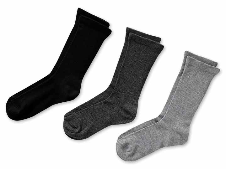 予約　接触冷感メッシュ薄手メンズソックス　3色組