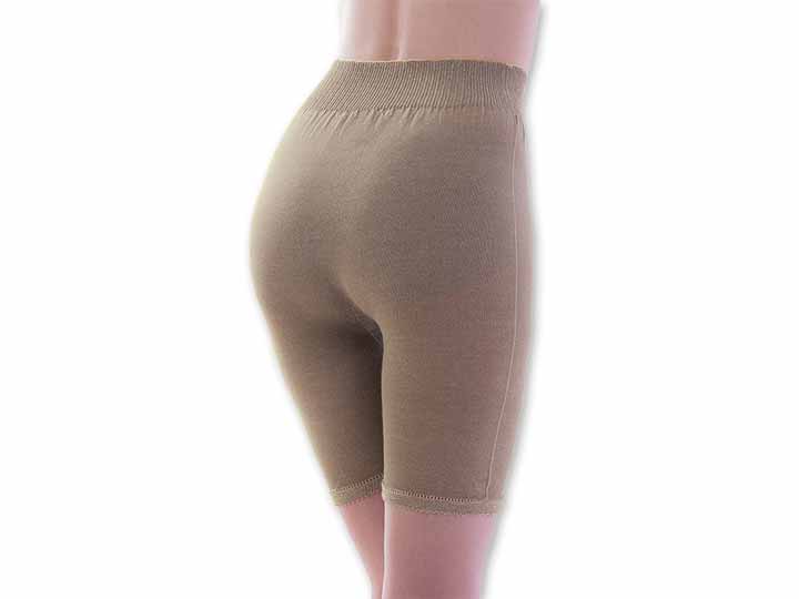予約　綿・シルクの風ぬけるパンツインナー　サンドベージュ　Ｍ〜ＬＬ_3