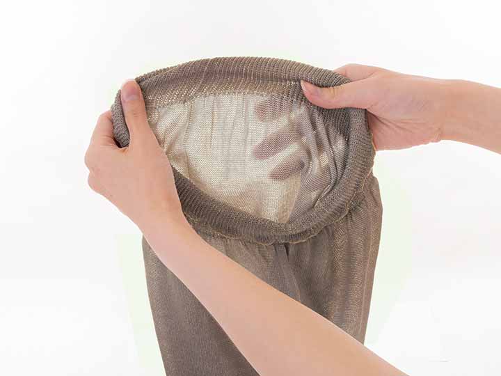 予約　綿・シルクの風ぬけるパンツインナー　サンドベージュ　Ｍ〜ＬＬ_4