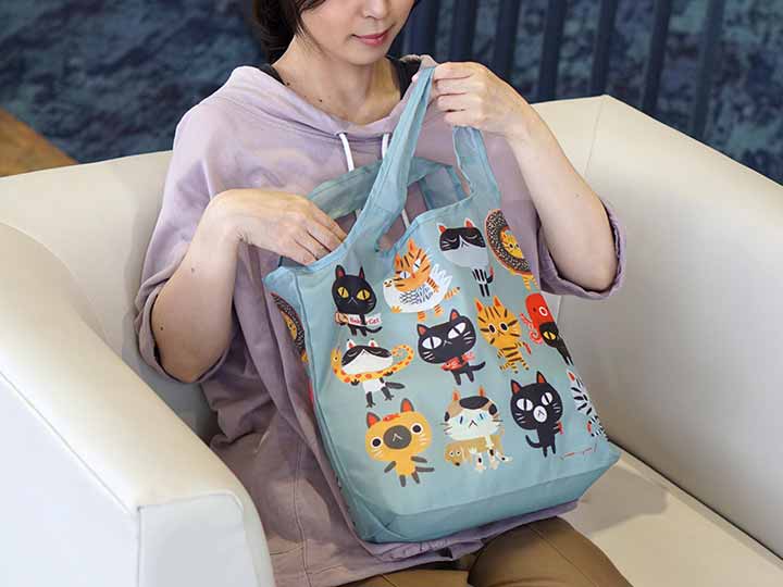 予約 糸井忠晴エコバッグ ニャンフレンド_3