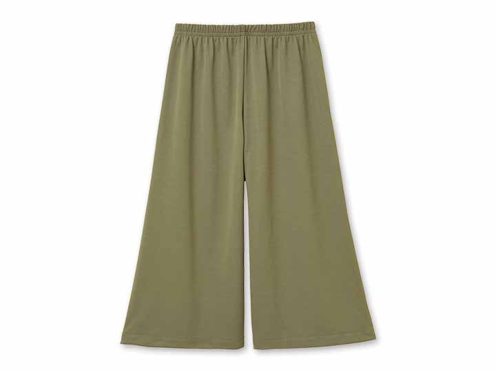 予約　まるで木陰のミラクルキュロット　オリーブ　Ｍ