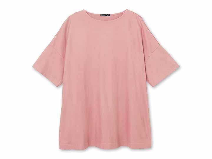 予約　汗染み防止ひんやりチュニック　ピンク　ＬＬ〜3Ｌ