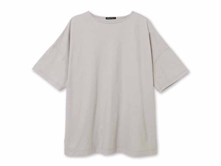 予約　汗染み防止ひんやりチュニック　グレー　ＬＬ〜3Ｌ