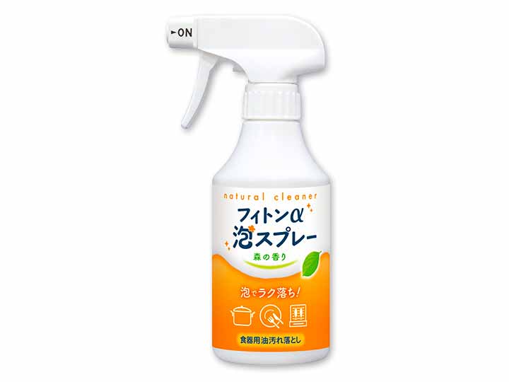 フィトンα泡スプレー　食器用油汚れ落とし　ボトル