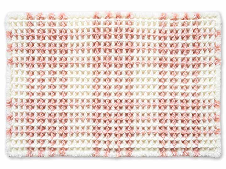 予約　さらっとバスマット　40×60CM　ピンク