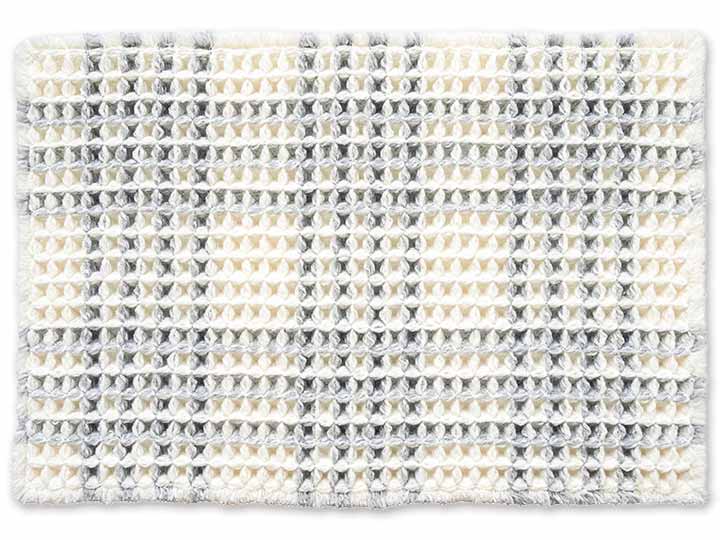 予約　さらっとバスマット　40×60CM　グレー