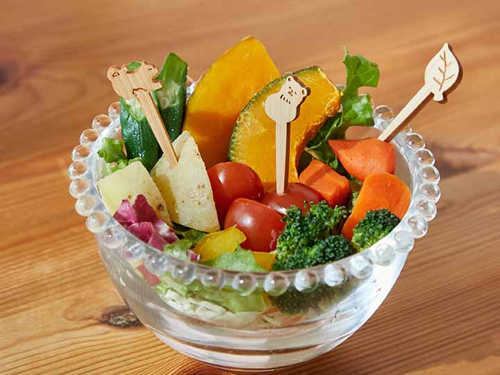 予約 ヒノキのピック 森のどうぶつたち タイプA_4