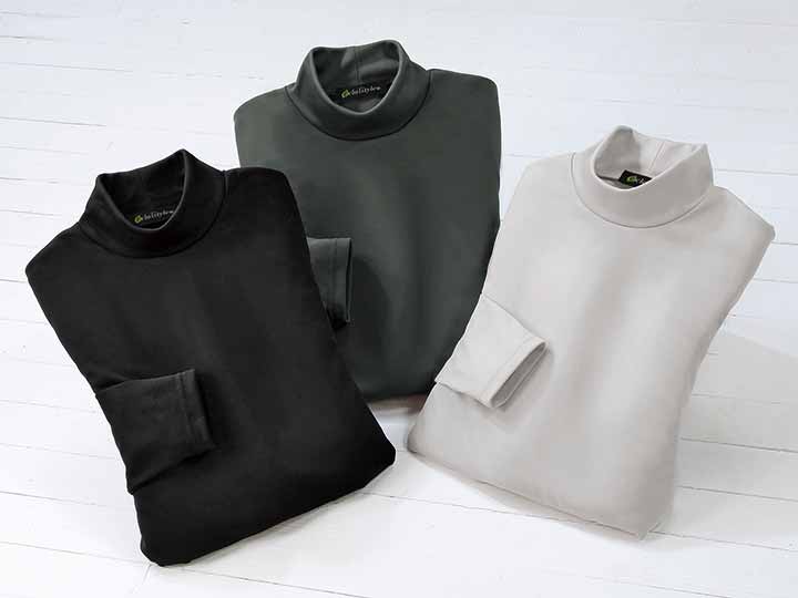 予約　ｅｃｌａＴ　ｓｔｙｌｅ椿オイル加工うるおいプルオーバー　ブラック　Ｌ_2