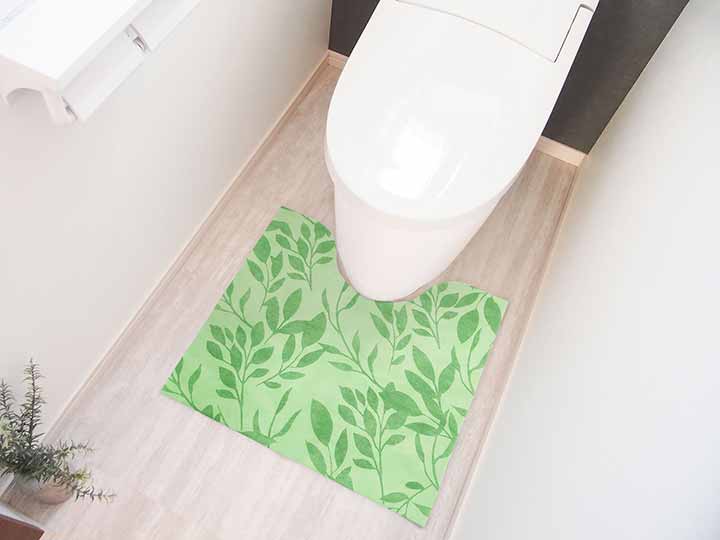 予約 いつでも清潔トイレマット15枚入グリーン_2