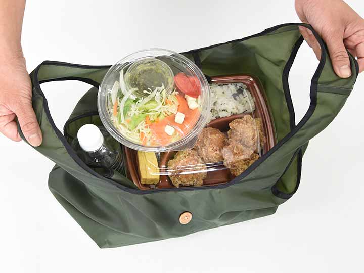 予約　コンビニプチバッグ　カーキ_5