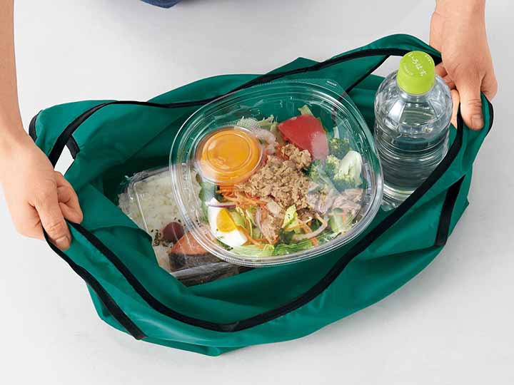 予約　コンビニプチバッグ　ダークグリーン
