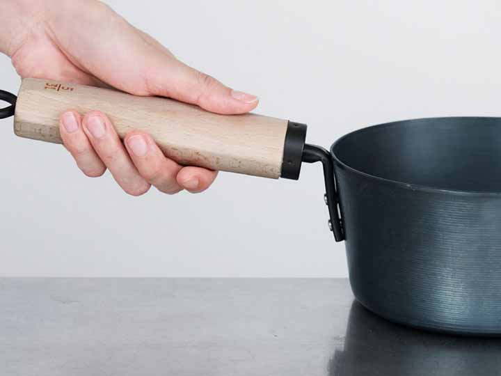 鉄の片手鍋お味噌汁パン16CM ブナ_2
