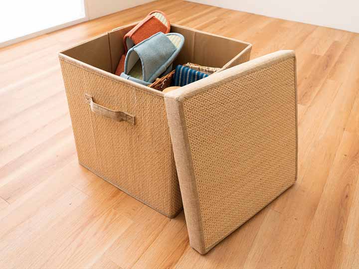 竹の収納ＢＯＸ　38×38×38