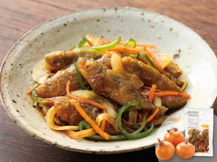 【玉ねぎとセットがお得】野菜を加えて　高知県産豆アジの南蛮漬け