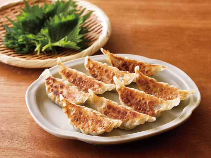 紀州産梅肉を使ったさっぱり梅しそ餃子_4