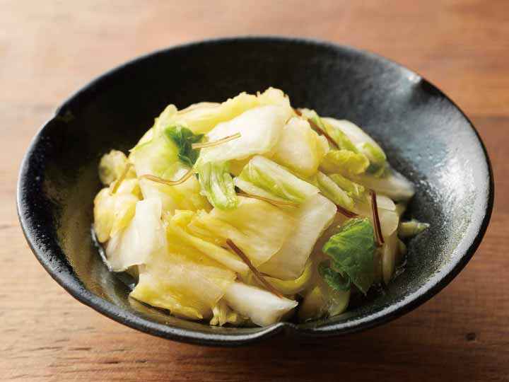 刻み昆布白菜漬