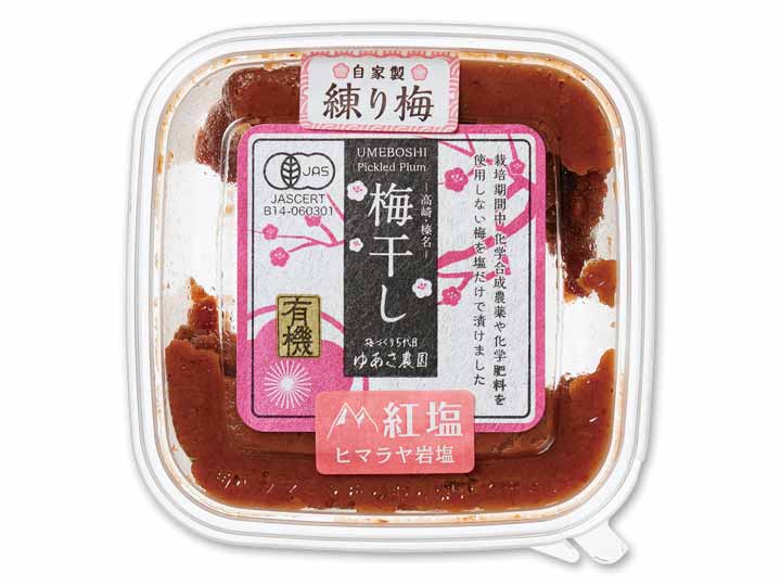 有機練り梅(ヒマラヤ紅塩)大地のもったいナイ規格外梅使用_3