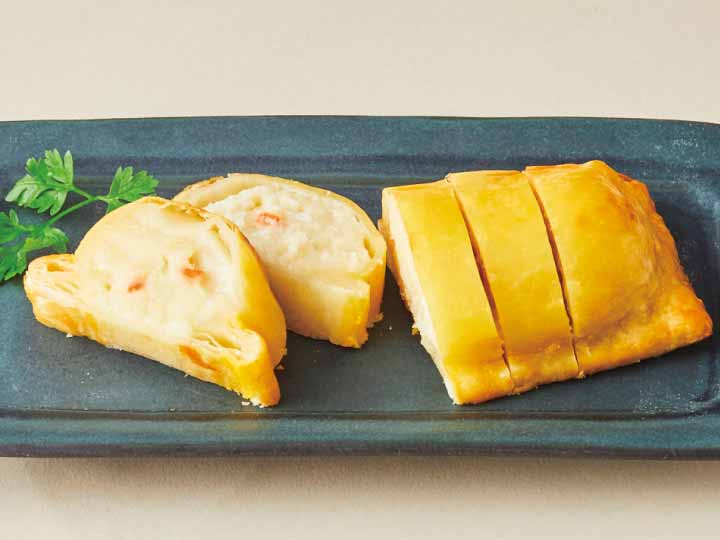 北海道産帆立のクリームパイ包み焼き