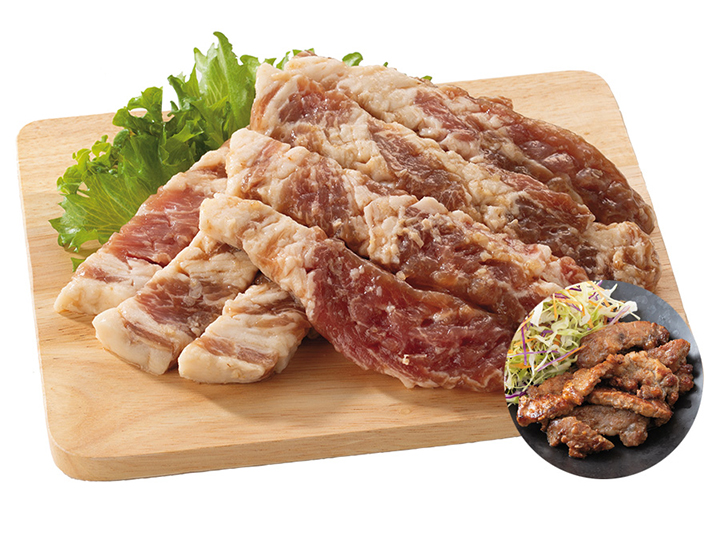 頒布会キャンセル分販売・国産豚肩ロース厚切りスティックステーキ　にんにく照り焼き風味
