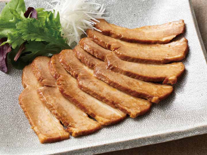 肉屋自慢の特製だれ焼豚（スライス）