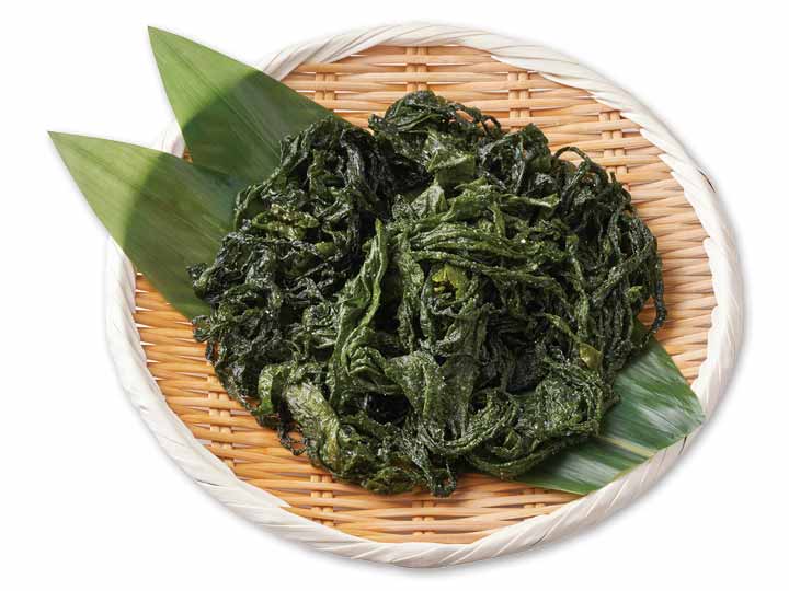 広島県阿賀産　茎までやわらか新芽わかめ（塩蔵）_2