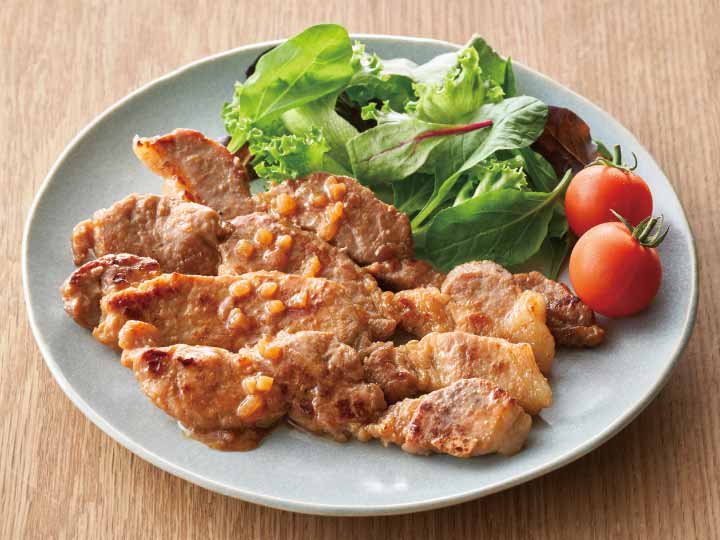 豚ロースのやわらかスティックステーキ用　甘辛オニオンソース