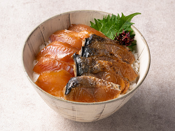 頒布会キャンセル分販売・新潟県産さわらとめばるの漬け丼（醤油味）