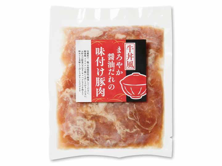 豚丼や卵とじに　まろやか醤油だれの味付け豚肉_2