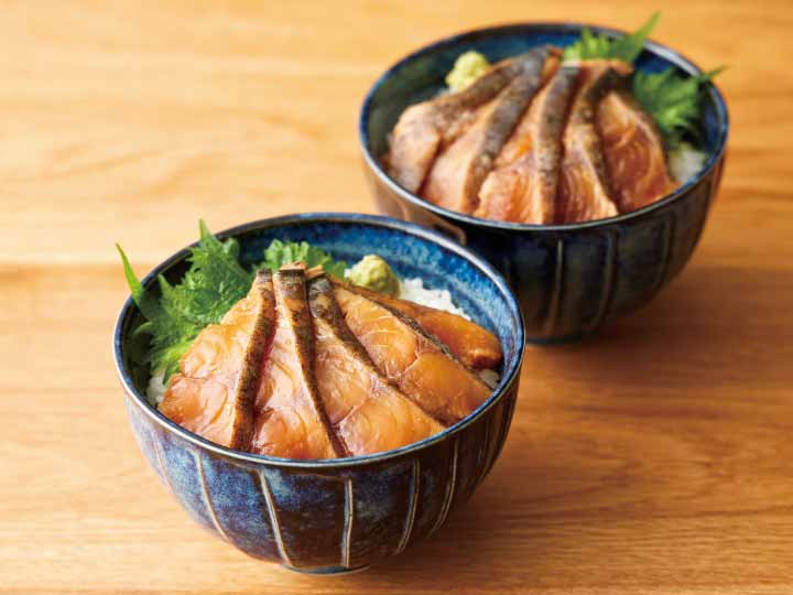 旬の漬け丼　新潟県産さごしタタキの漬け丼