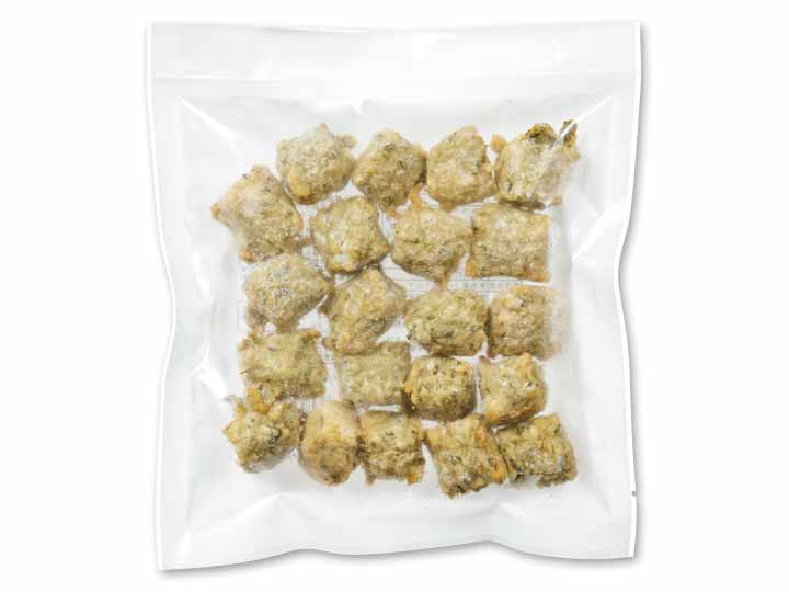 くせになる味こりこり食感　茎わかめボール揚げ_2