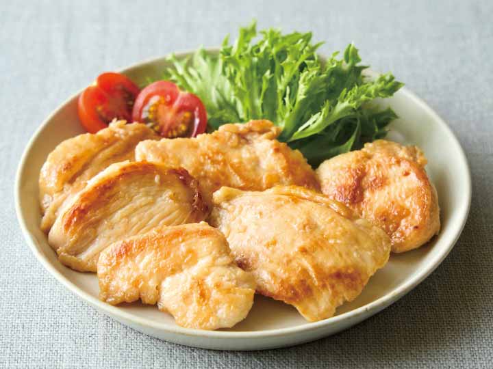 特製タレのしっとり若鶏ムネ肉塩麹漬け