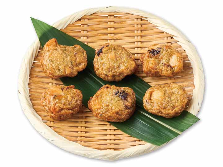 ゴロっと国産たこのちぎり揚げ（あおさ入り）