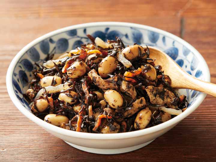 あると便利な副菜　ひじきと大豆の煮物
