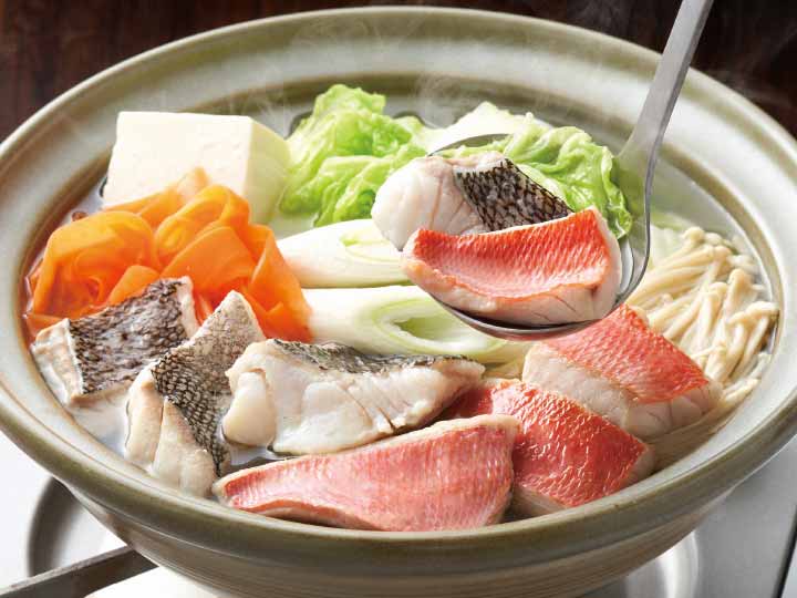 冬の味覚　なべ用切身セット（真だら・金目鯛）