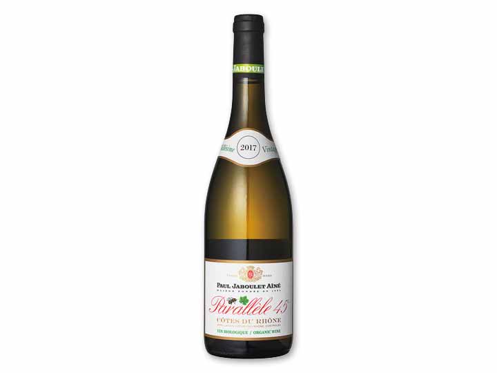 オーガニックワイン　コート・デュ・ローヌ　パラレル45（白）