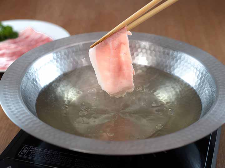 予約12／16週　彩食庵　ガラス蓋付　よせしゃぶ鍋　26CM_2
