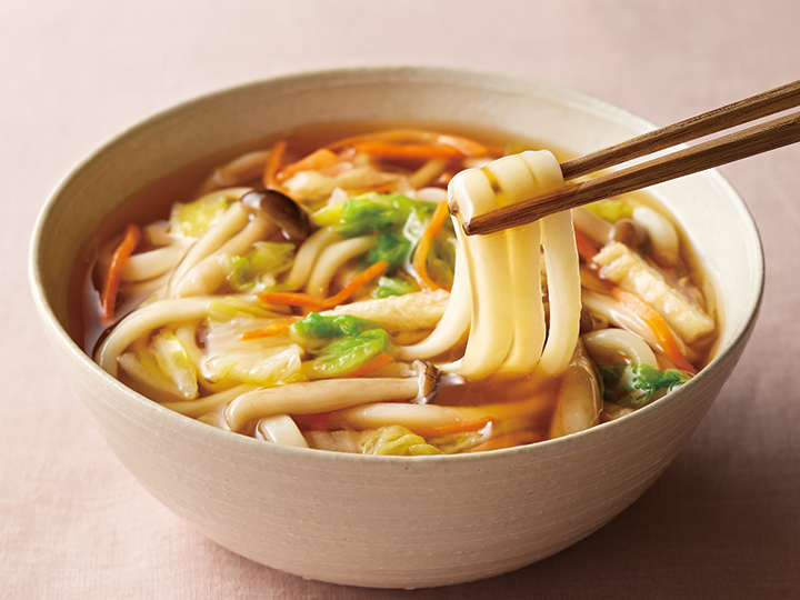 予約3／10週　お鍋ひとつで国産野菜のあんかけうどん