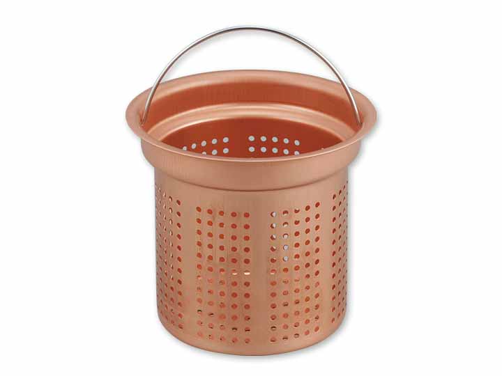 予約6／30週　ＳＵＩグート　純銅排水口ストレーナー　深型