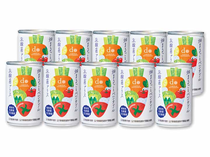 畑まるごとベジタブル　乳酸菌プラス10缶
