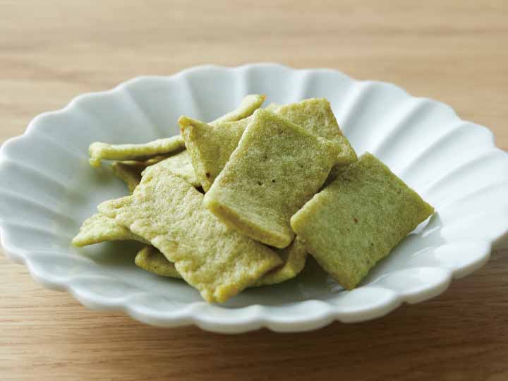 米粉入りお魚チップス　ほうれん草