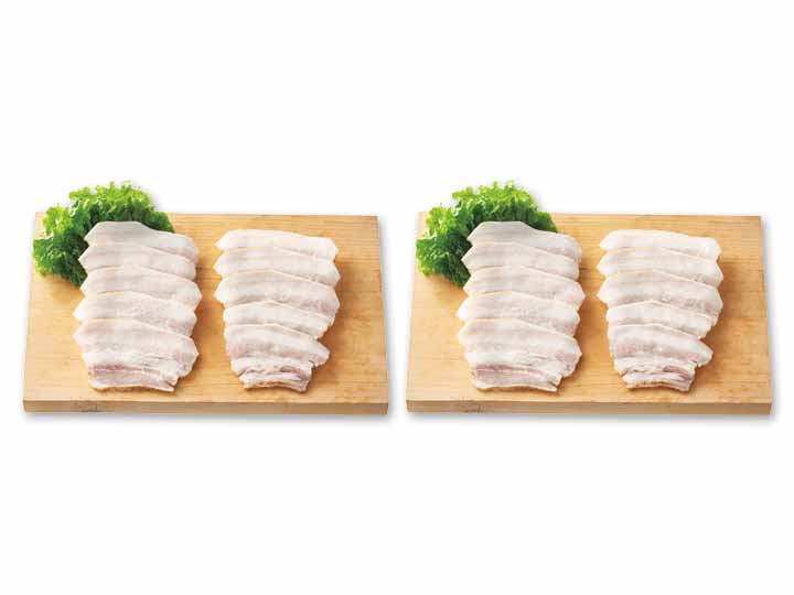 【お得】大地のもったいナイ阿波美豚のベーコン切り落とし（冷凍）×2パック_2