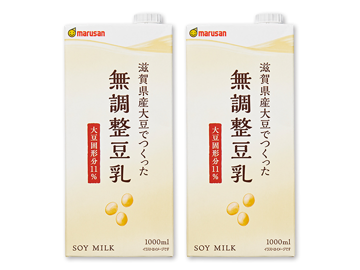 【お得】滋賀県産大豆でつくった無調整豆乳×3パック