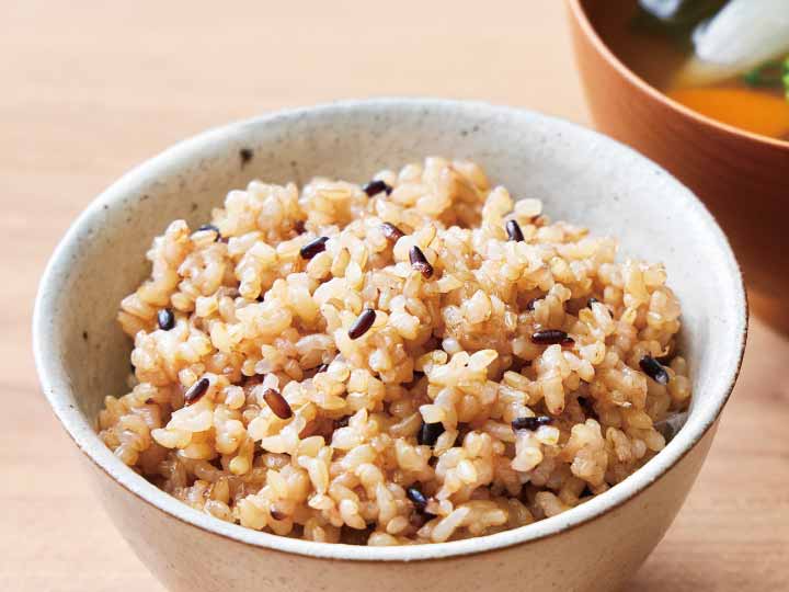 【お得】もちもち寝かせ玄米ごはん（黒米ブレンド）×2パック